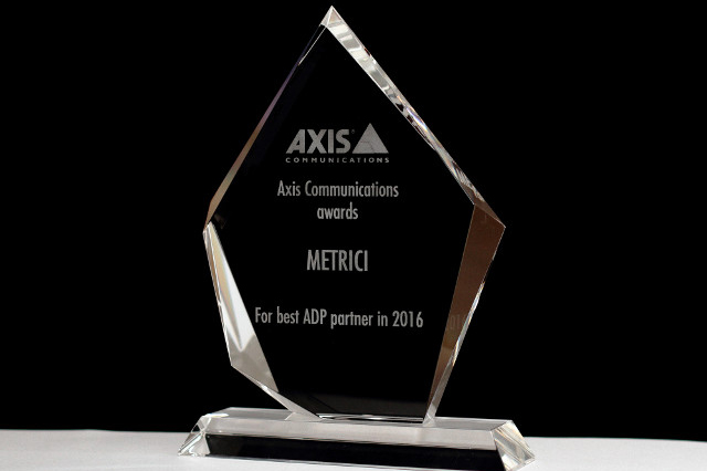 Metrici LPR, awarded by Axis Communications