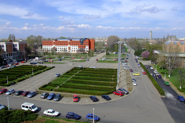 Metrici covers the biggest university campus in Romania